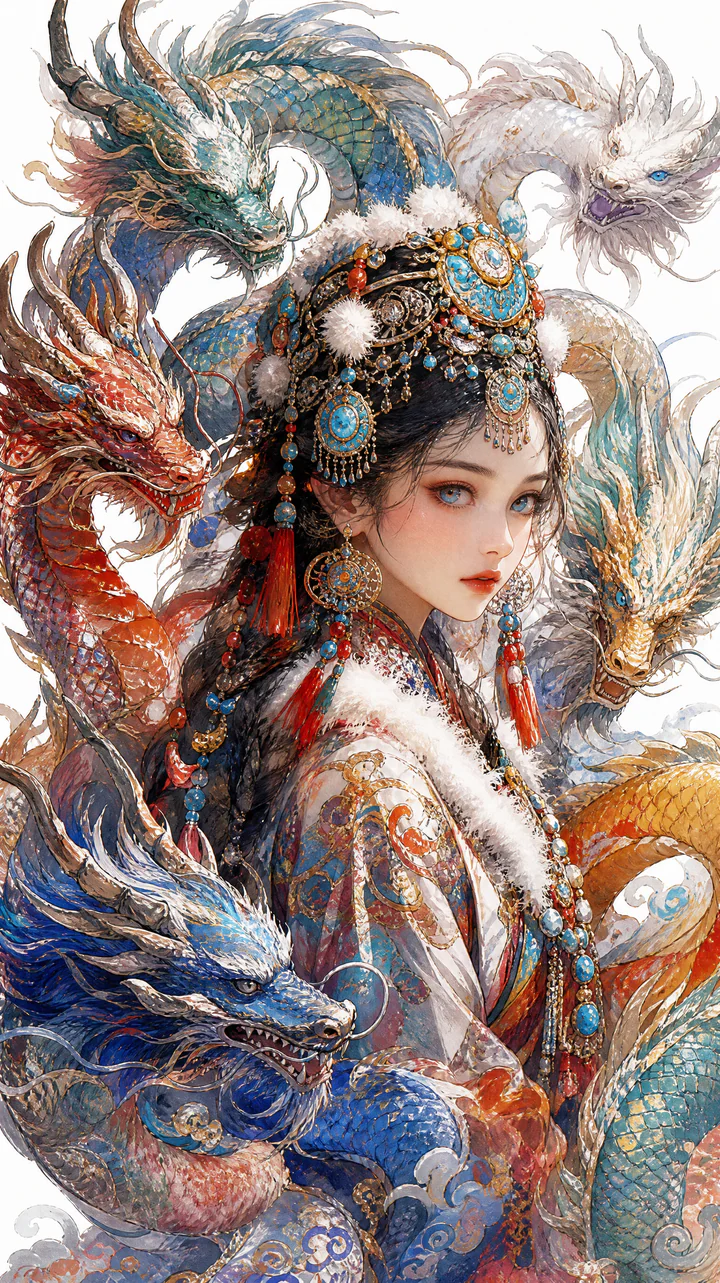 新中式科幻插画