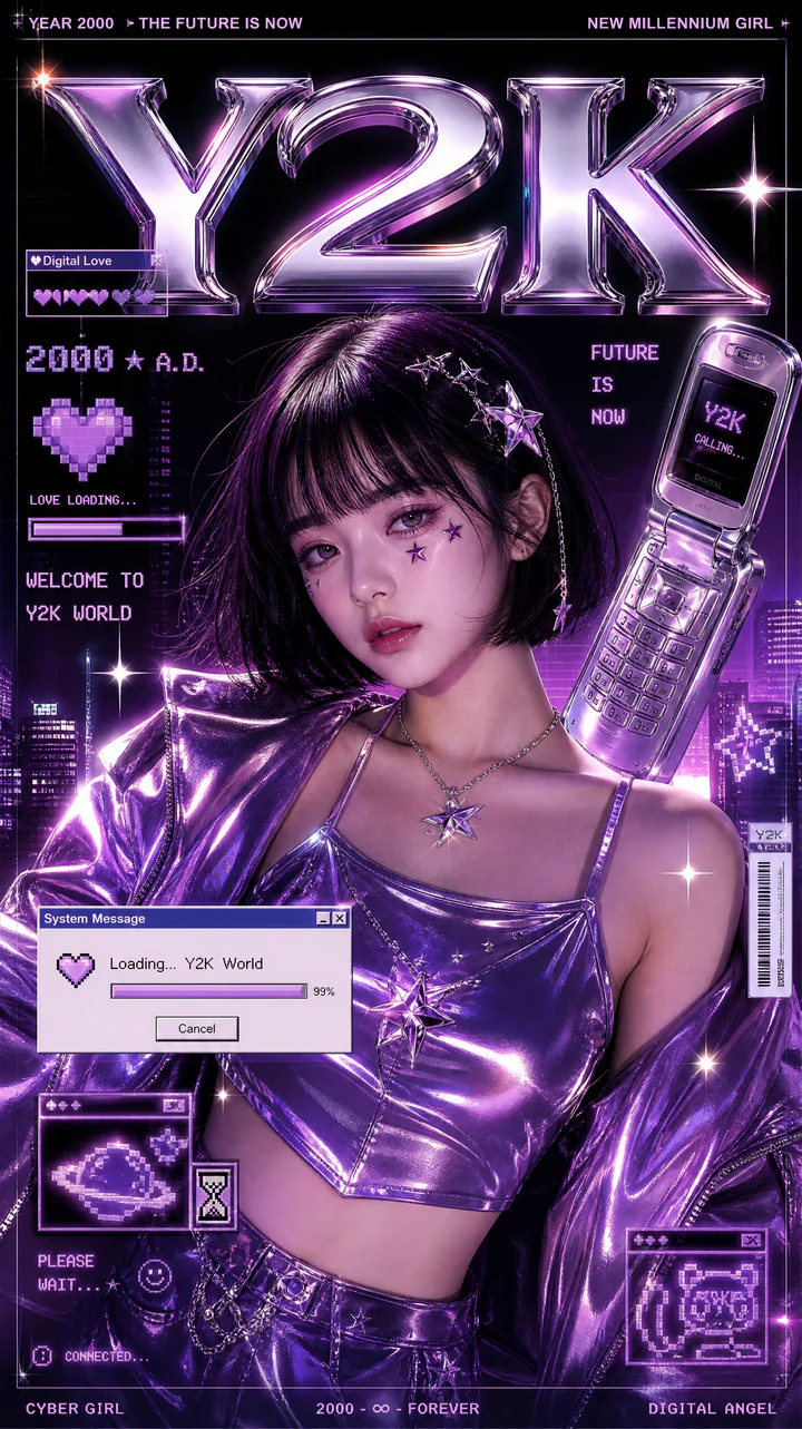 Y2K 未来时尚海报