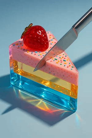 Macro Crystal Cake - Input